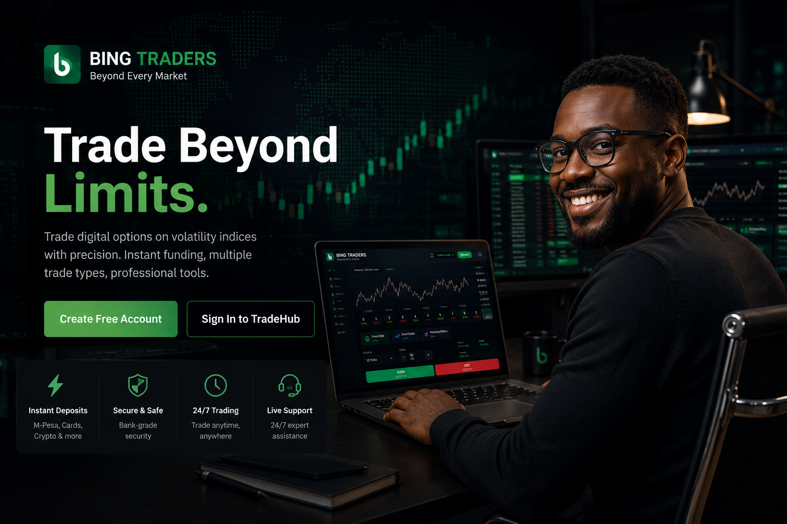 BING TRADERS Platform